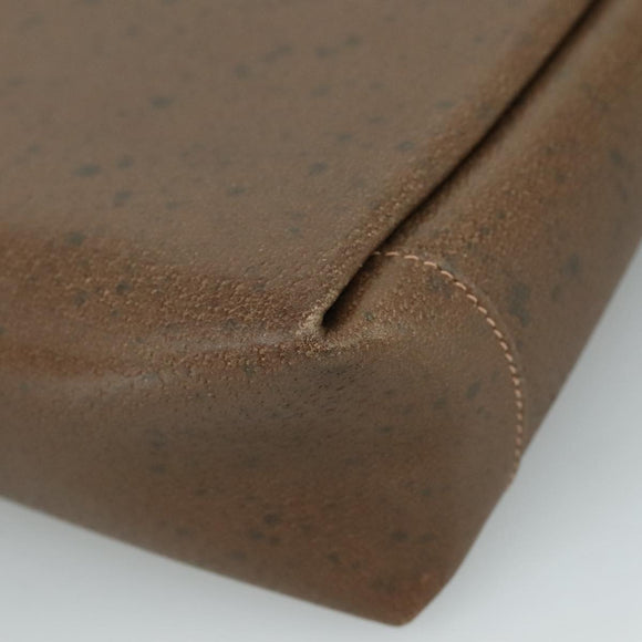 GUCCI Hand Bag Leather Brown 001 085 1368 Auth 104930