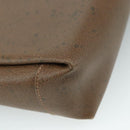 GUCCI Hand Bag Leather Brown 001 085 1368 Auth 104930-16