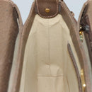 GUCCI Hand Bag Leather Brown 001 085 1368 Auth 104930-19