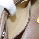 GUCCI Hand Bag Leather Brown 001 085 1368 Auth 104930-20