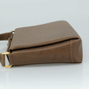 GUCCI Hand Bag Leather Brown 001 085 1368 Auth 104930-4