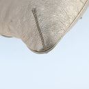 Salvatore Ferragamo Vala Shoulder Bag Leather Champagne Gold Auth 104964-13