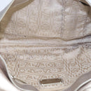 Salvatore Ferragamo Vala Shoulder Bag Leather Champagne Gold Auth 104964-16