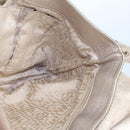 Salvatore Ferragamo Vala Shoulder Bag Leather Champagne Gold Auth 104964-17