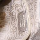 Salvatore Ferragamo Vala Shoulder Bag Leather Champagne Gold Auth 104964-20