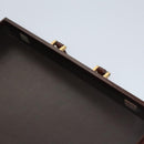 BALLY Trunk Leather Brown Gold Auth 105063-25