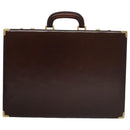 BALLY Trunk Leather Brown Gold Auth 105063-13