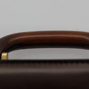 BALLY Trunk Leather Brown Gold Auth 105063-14