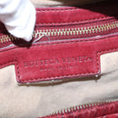 BOTTEGA VENETA Hobo Shoulder Bag Leather Red Auth 105087-18