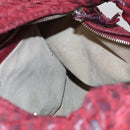 BOTTEGA VENETA Hobo Shoulder Bag Leather Red Auth 105087-19