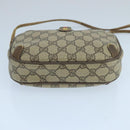 GUCCI GG Supreme Web Sherry Line Shoulder Bag PVC Beige 89 02 066 Auth 105088-5