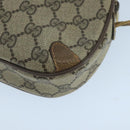 GUCCI GG Supreme Web Sherry Line Shoulder Bag PVC Beige 89 02 066 Auth 105088-15