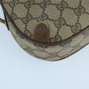 GUCCI GG Supreme Web Sherry Line Shoulder Bag PVC Beige 89 02 066 Auth 105088-16