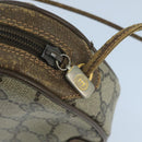 GUCCI GG Supreme Web Sherry Line Shoulder Bag PVC Beige 89 02 066 Auth 105088-17