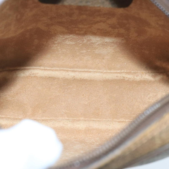 GUCCI GG Supreme Web Sherry Line Shoulder Bag PVC Beige 89 02 066 Auth 105088