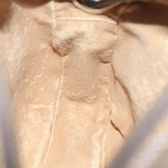 GUCCI GG Supreme Web Sherry Line Shoulder Bag PVC Beige 89 02 066 Auth 105088