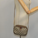 GUCCI GG Supreme Web Sherry Line Shoulder Bag PVC Beige 89 02 066 Auth 105088-21