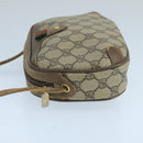 GUCCI GG Supreme Web Sherry Line Shoulder Bag PVC Beige 89 02 066 Auth 105088-3