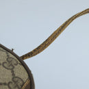 GUCCI GG Supreme Web Sherry Line Shoulder Bag PVC Beige 89 02 066 Auth 105088-9