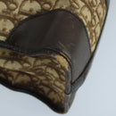 Christian Dior Trotter Canvas Boston Bag Brown Auth 105123-15