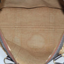 Christian Dior Trotter Canvas Boston Bag Brown Auth 105123-11