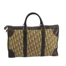 Christian Dior Trotter Canvas Boston Bag Brown Auth 105123-2