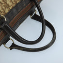 Christian Dior Trotter Canvas Boston Bag Brown Auth 105123-7