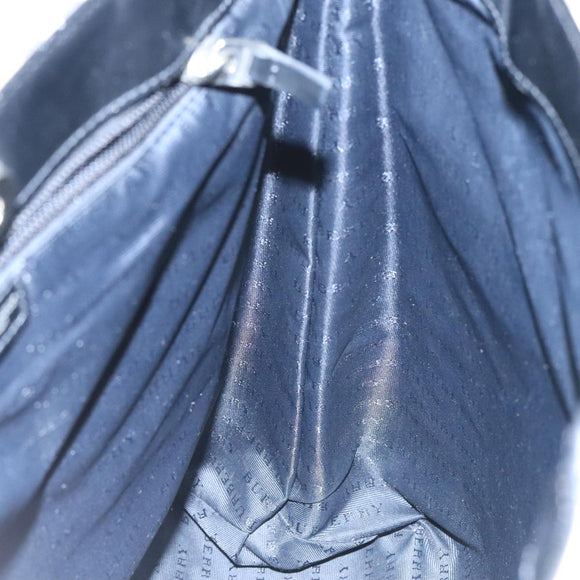 BURBERRY Nova Check Hand Bag PVC Beige Auth 105133