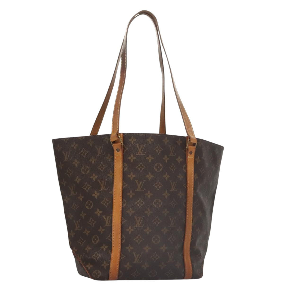 LOUIS VUITTON Monogram Sac Shopping Tote Bag M51108 LV Auth 105134