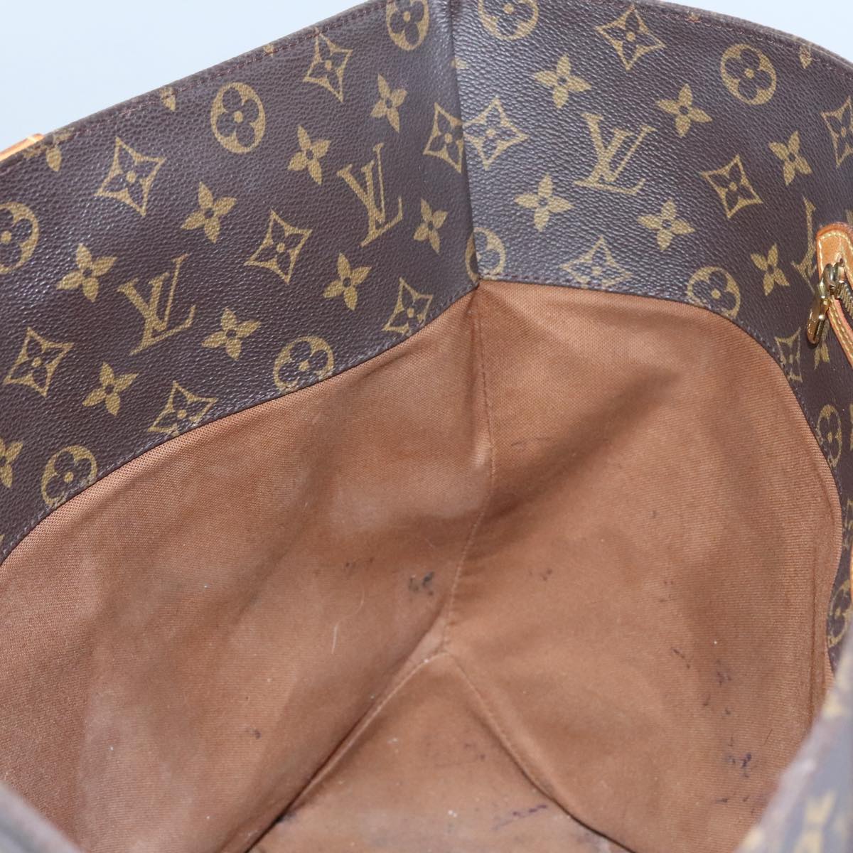 LOUIS VUITTON Monogram Sac Shopping Tote Bag M51108 LV Auth 105134