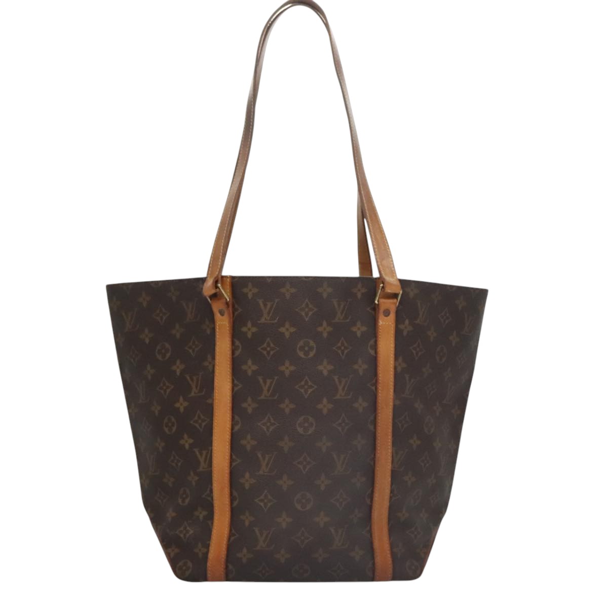 LOUIS VUITTON Monogram Sac Shopping Tote Bag M51108 LV Auth 105134