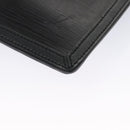 LOUIS VUITTON Epi Stretch Silver Fizz Hand Bag Black M54622 LV Auth 105153A-14