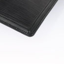 LOUIS VUITTON Epi Stretch Silver Fizz Hand Bag Black M54622 LV Auth 105153A-16