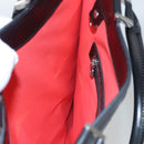 LOUIS VUITTON Epi Stretch Silver Fizz Hand Bag Black M54622 LV Auth 105153-19