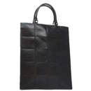 LOUIS VUITTON Epi Stretch Silver Fizz Hand Bag Black M54622 LV Auth 105153A-1