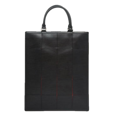 LOUIS VUITTON Epi Stretch Silver Fizz Hand Bag Black M54622 LV Auth 105153 - 0