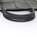LOUIS VUITTON Epi Stretch Silver Fizz Hand Bag Black M54622 LV Auth 105153-7