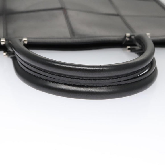 LOUIS VUITTON Epi Stretch Silver Fizz Hand Bag Black M54622 LV Auth 105153A
