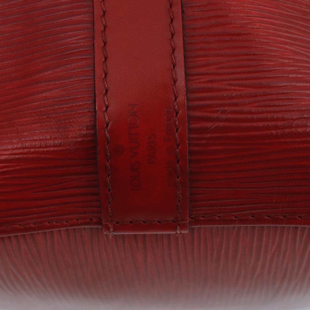 LOUIS VUITTON Epi Petit Noe Shoulder Bag Red M44107 LV Auth 105168