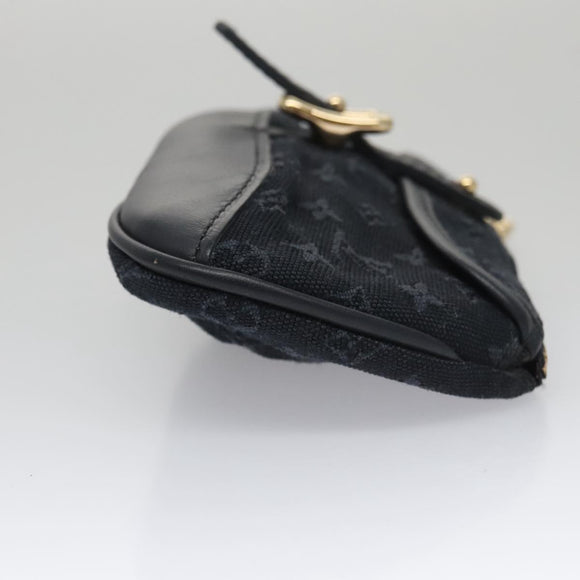 LOUIS VUITTON Monogram Mini Ansophie Pouch TST Blue M92697 LV Auth 105191