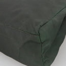 PRADA Hand Bag Nylon Green Auth 105214-15