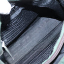 PRADA Hand Bag Nylon Green Auth 105214-11