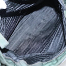 PRADA Hand Bag Nylon Green Auth 105214-23