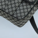 CELINE Macadam Canvas Shoulder Bag Gray Auth 105245-10