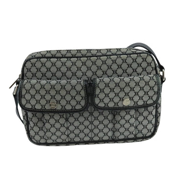 CELINE Macadam Canvas Shoulder Bag Gray Auth 105245 - 0