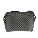 CELINE Macadam Canvas Shoulder Bag Gray Auth 105245-3