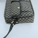 CELINE Macadam Canvas Shoulder Bag Gray Auth 105245-4