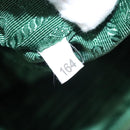 PRADA Waist Bag Nylon Green Silver Auth 105286V-11
