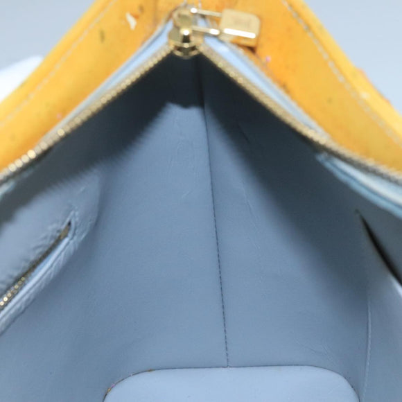 LOUIS VUITTON Monogram Vernis Houston Hand Bag Gris M91053 LV Auth 105312