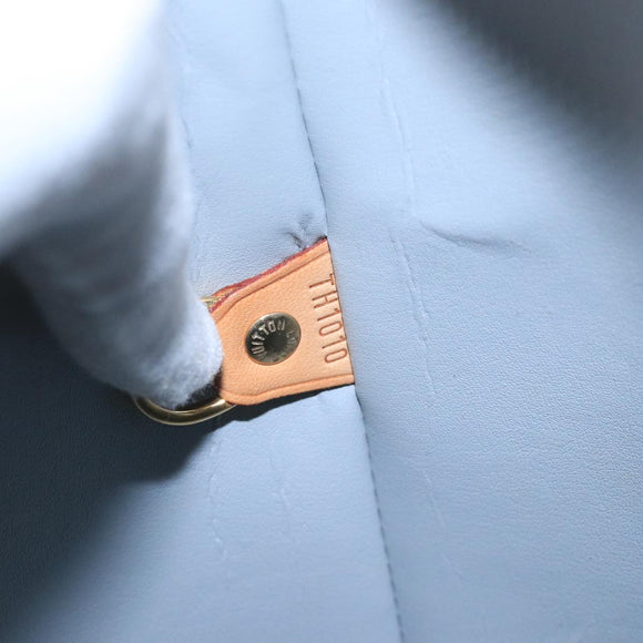 LOUIS VUITTON Monogram Vernis Houston Hand Bag Gris M91053 LV Auth 105312